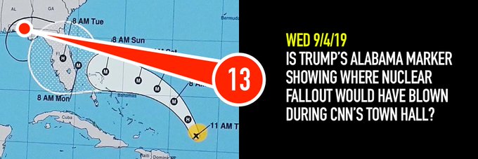 Was Hurricane Dorian a controlled weather battle? White hats vs Black hats in 17 easy infographics.