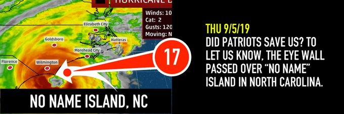 Was Hurricane Dorian a controlled weather battle? White hats vs Black hats in 17 easy infographics.